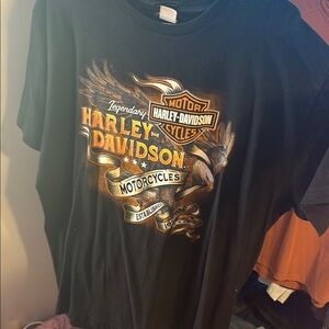 Harley-Davidson Black Graphic T-Shirt for Men